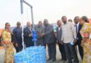 Inauguration of the water tower in the village of Dondi