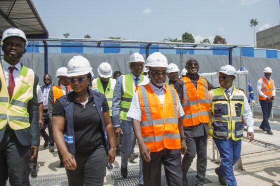 Projet de renforcement de l’alimentation en eau potable de la ville d’Abidjan à partir de la Lagune Aghien: Le Ministre Bouaké FOFANA s’imprègne de l’avancement des travaux