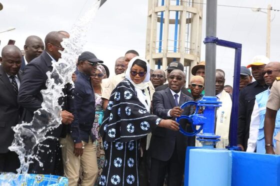 Le Ministre Bouaké Fofana inaugure les ouvrages hydrauliques de Séguéla et Mankono